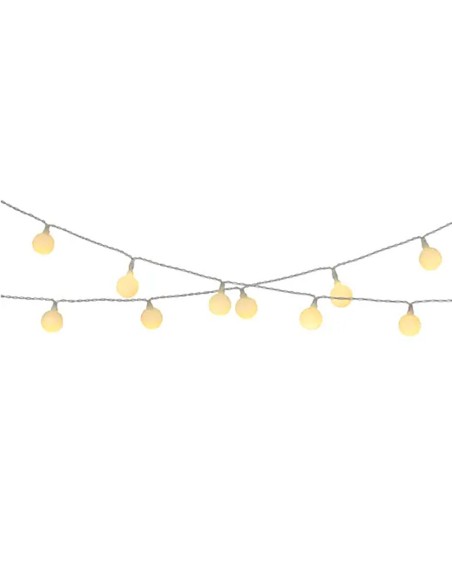 Solar garland 30 LEDs, 3 lm, warm white light, IP44, 2.9 m