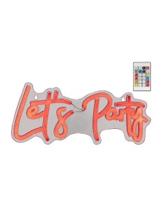 Decorative LED Neon Light with Festive Design, 40 x 18 x 1.5 cm