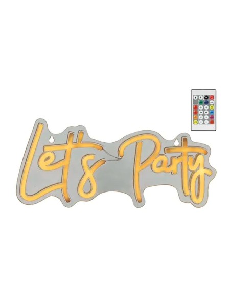 Lumière LED néon décorative avec design festif, 40 x 18 x 1,5 cm