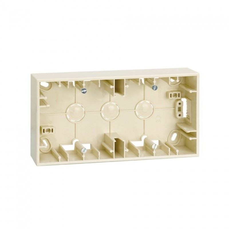 Scatola superficie 2-gang avorio SIMON 2700752-031