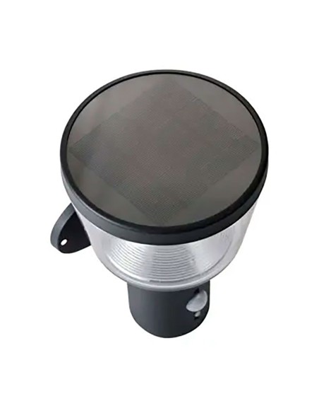 Solar wall light with motion sensor, 40 LEDs, 600 lm, anthracite
