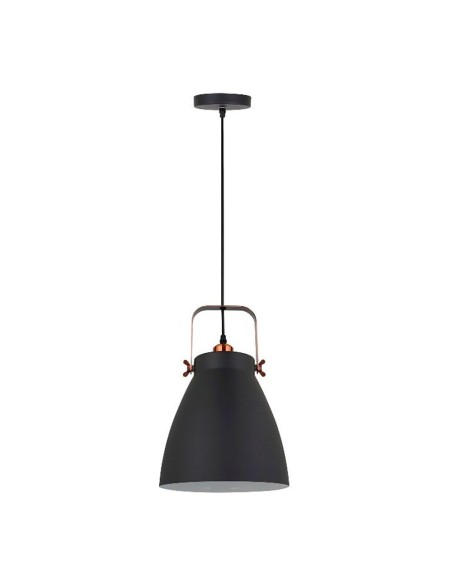 E27 Black and Copper Pendant Ceiling Lamp 270 x 1200 mm