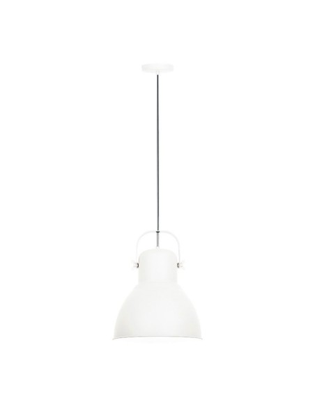 Lampe de plafond suspendue E27 blanche 60W 320mm
