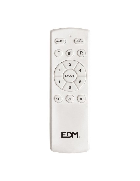 Ventilador de teto 3cct de aço 107 cm, branco