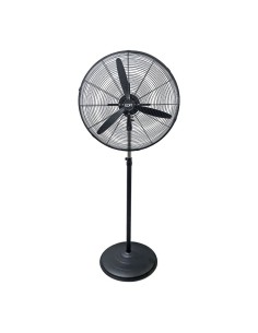 Industrial Floor Fan 150 W, Black, ø60 cm