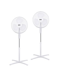 Ventilatore da terra 38 W, bianco, 40 cm, confezione da 2 unità