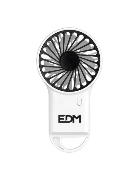 Ventilador de mão com gancho e 3 níveis de potência