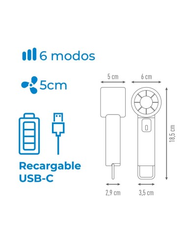 Adjustable Digital Hand Fan 199
