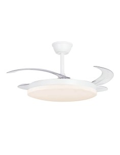 Ventilador de teto LED 3CCT com lâminas retráteis, 72W