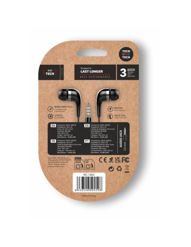 Eartech Kopfhörer mit schwarzem Mini-Jack-Anschluss