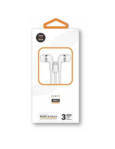 Hop USB-C Kopfhörer Weiß 2m