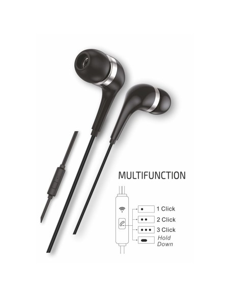 Hop headphones with USB-C connector in black, high-quality sound