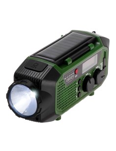 Emergency Multi-Function Solar/Dynamo/USB Radio 4000 mAh