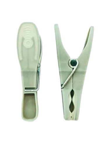 Premium bi-injection plastic clips, 24 pcs
