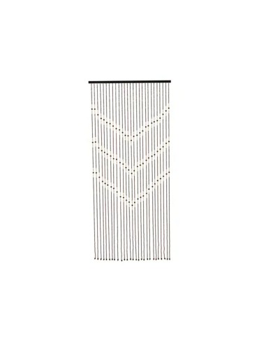 Rideau en bambou rayé 90 x 200 cm