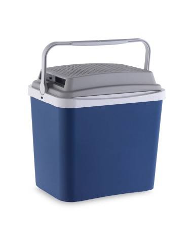 Nevera de camping termoeléctrica 12V, 24L, color azul