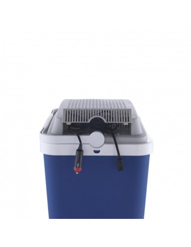 Nevera de camping termoeléctrica 12V, 24L, color azul