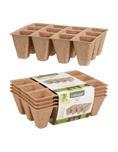 Seedling trays with 12 openings - 4 units