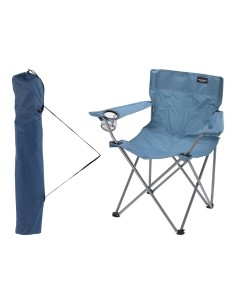 Blue Folding Camping Chair 51 x 42 x 81 cm