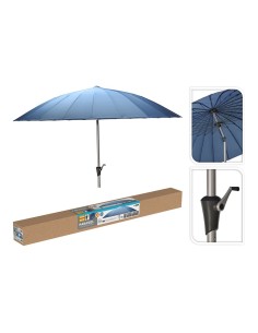 Parasol blu di 280 mm, diametro 248 cm