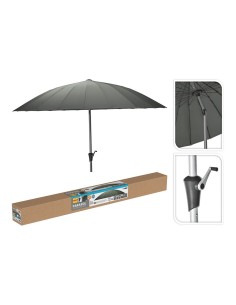 Parasol verde de 280 mm con soporte robusto y fácil instalación