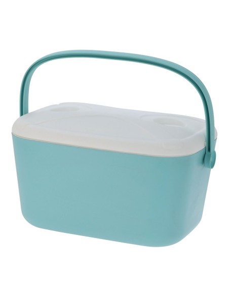 Nevera de camping 20 L color turquesa con aislamiento eficiente