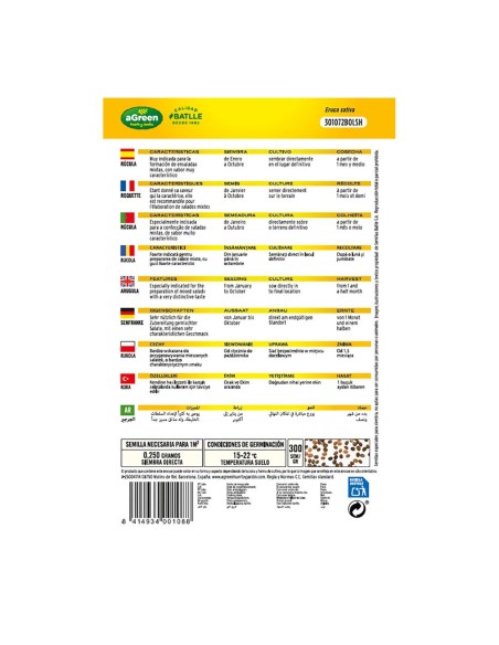 Sachet de graines de roquette - culture facile et rapide