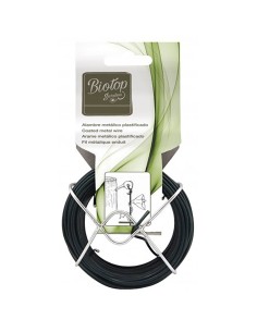 Green plastic-coated wire, ø1 mm x 50 m