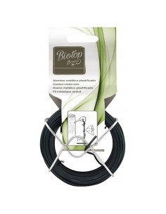 Green Plastic Coated Wire, ø2 mm x 15 m