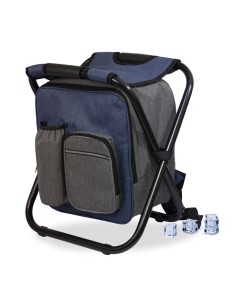 Cooler tipo sgabello, 20 l, design bicolore, 35 x 28,5 x 42 cm