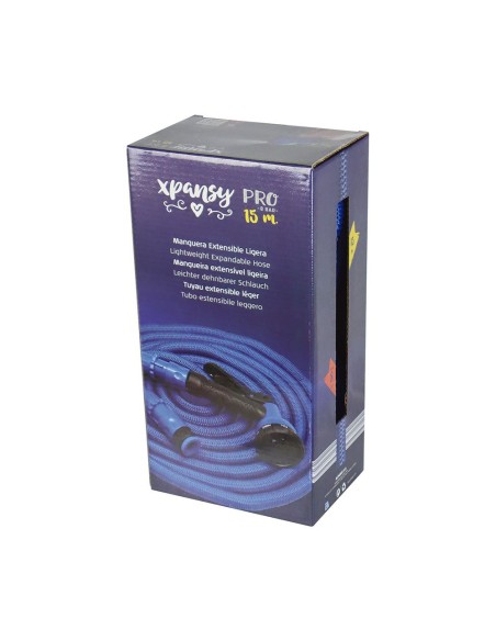 Tuyau extensible xpansy pro bleu 15 m avec 7 modes d'arrosage