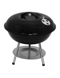 Holzkohlegrill 3 Beine, schwarzes Stahl, 36 cm Durchmesser