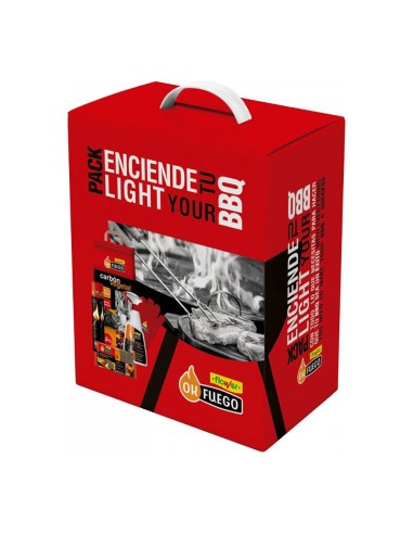 Pack allume-barbecue, 2.5 PSF, 28.5 x 19 x 35.5 cm