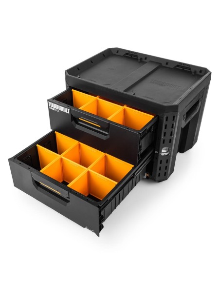Stacktech Briefcase with 2 Drawers and Lock, 53 x 40.5 x 39.5 cm