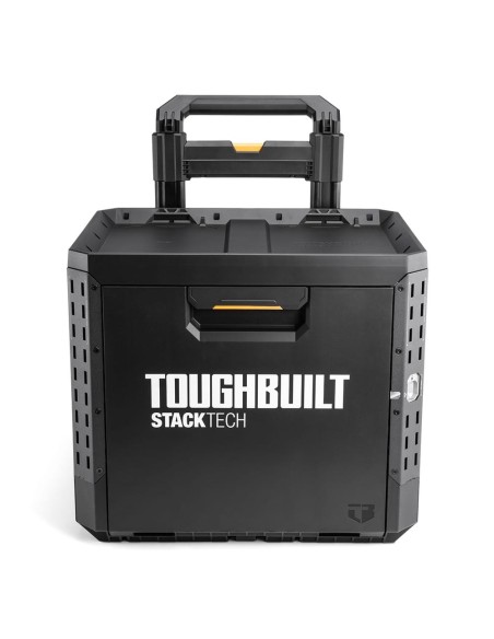 Rolling Tool Case with 1 Drawer, Secure Lock and Stackable Design