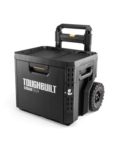Rolling Tool Case with 1 Drawer, Secure Lock and Stackable Design