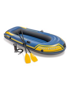 Barca Challenger con 2 Remos - 236 x 114 x 41 cm