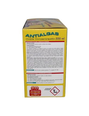 Mini maintenance kit for small pools with shock chlorine and algaecide