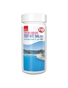 Salt analysis test strips for pools and spas, pack of 20