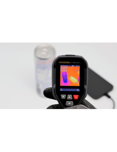 Câmera térmica infravermelha compacta 5,5 x 8 x 18 cm