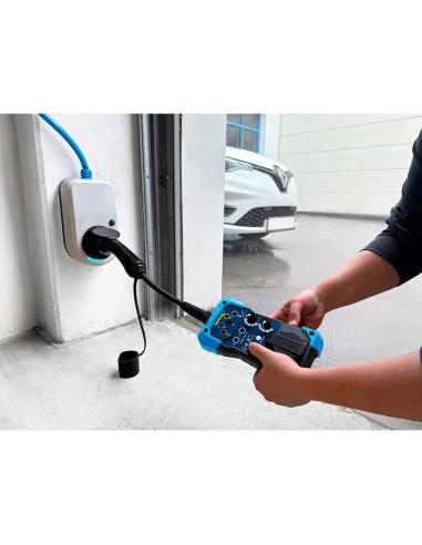 Test adapter for wallbox type 2 stations, AC charging