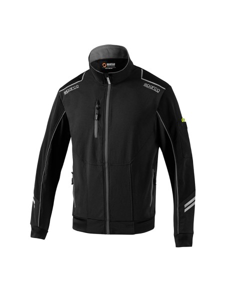 Chaqueta técnica light-shell negra/gris Austin T4 XL