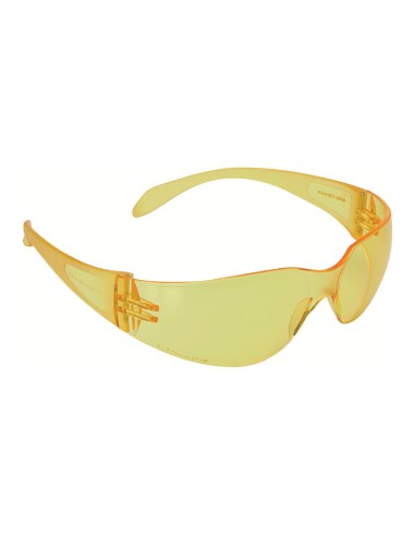 Gelbe Schutzbrille mit UV-Filter und ergonomischem Design
