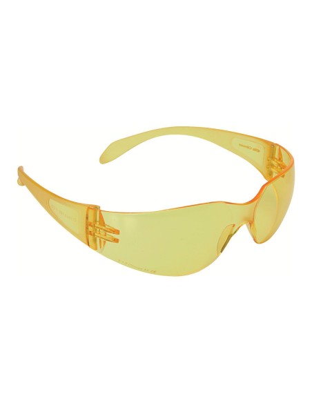 Gelbe Schutzbrille mit UV-Filter und ergonomischem Design