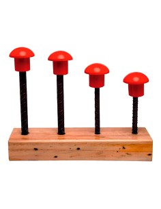 Protecteur de tige type champignon, sac de 100 unités