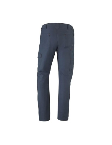 Calça multi-bolsos elástica road azul marinho tamanho M