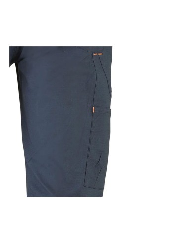 Calça multi-bolsos elástica road azul marinho tamanho M