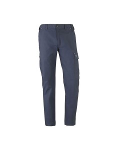 Elastic multi-pocket navy road pants size L