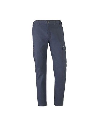 Pantalon élastique multi-poches bleu marine taille L