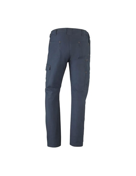 Elastic multi-pocket road pants navy blue 3XL